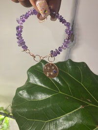 purple amethyst bracelet